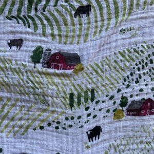 Little Unicorn Farm Muslin Swaddle